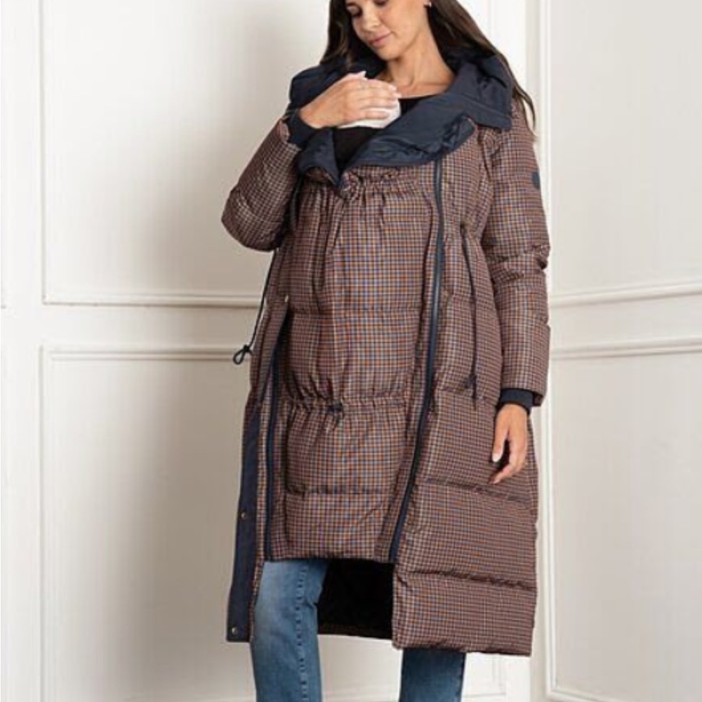 Seraphine maternity coat for pregnancy